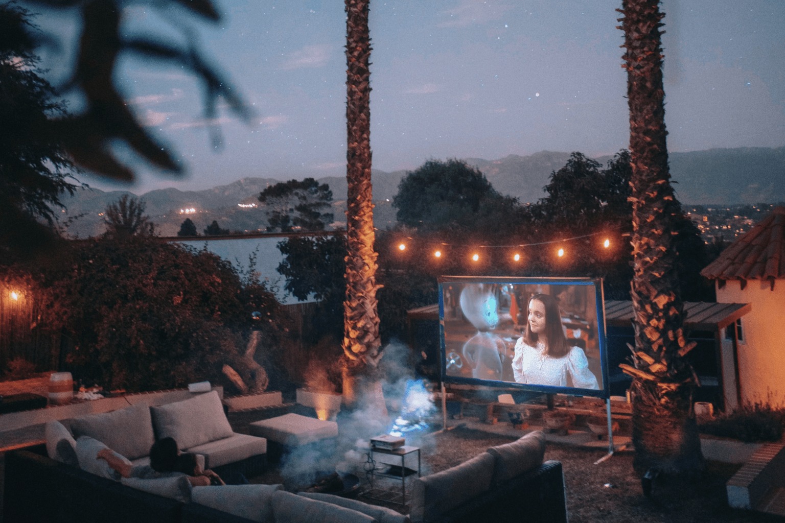 Create Your Own DIY Outdoor Movie Theater at Home